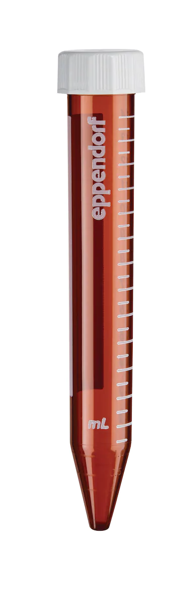 艾本德Eppendorf Conical Tubes, 15 mL, 無菌、無熱原, 無RNase和DNase, 無DNA, 琥珀色（光保護(hù)）, 200 個(gè) (4 包 × 50 個(gè))貨號(hào) 003012